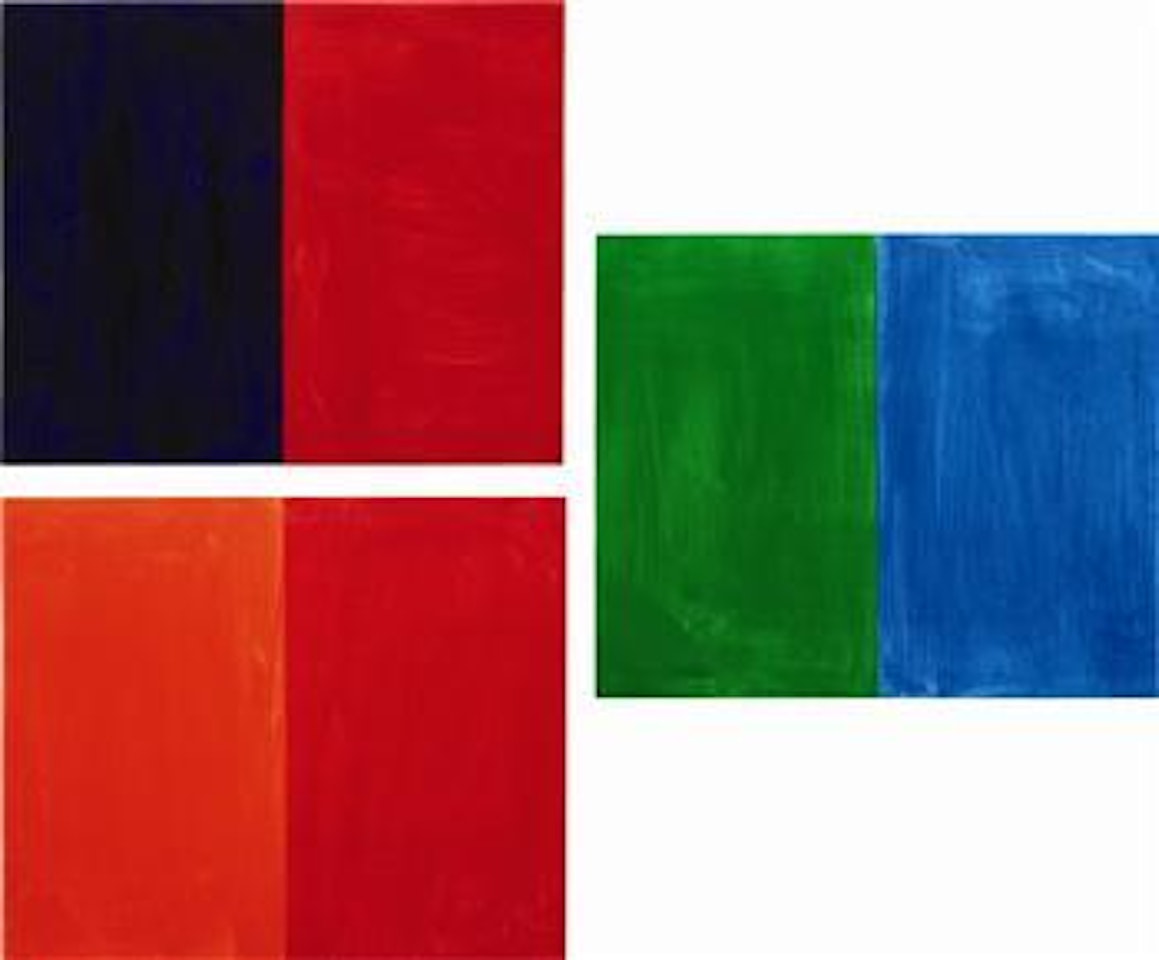 9 Farben (From a Series of 40 Unique Colour Paintings) by Günther Förg