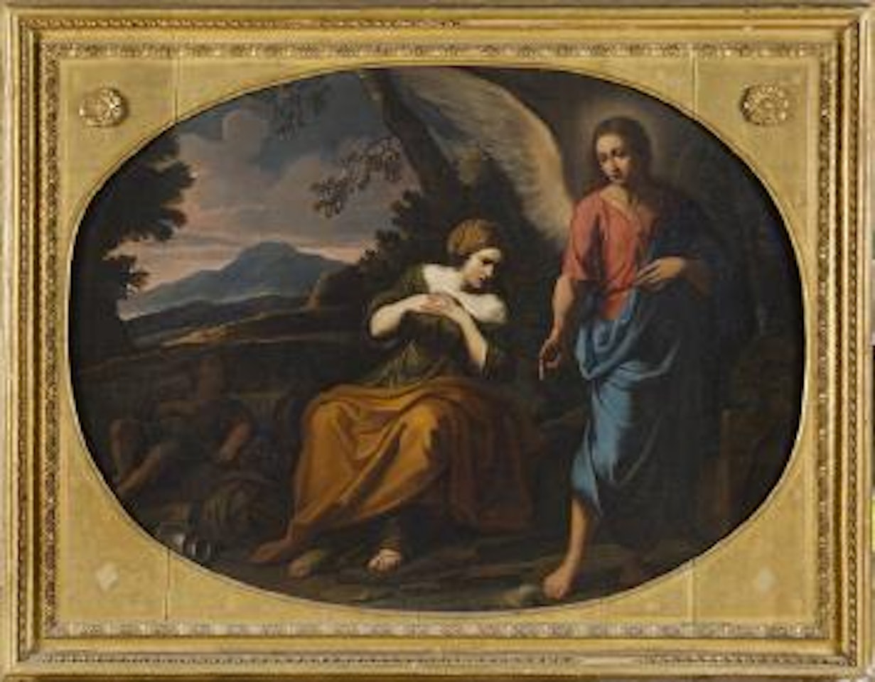 Agar e l'Angelo by Roman School