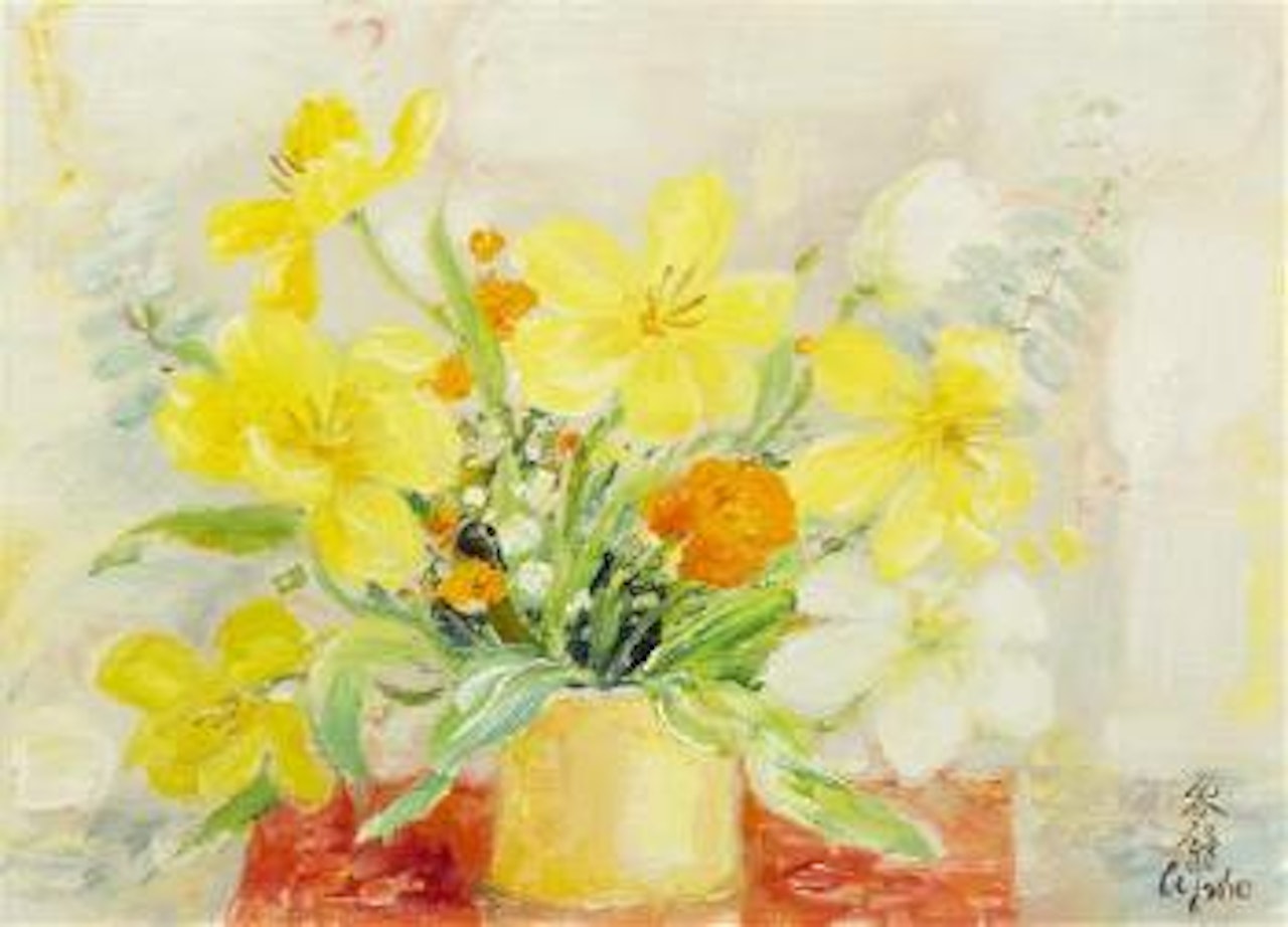 Les Tulipes Jaunes by Le Pho