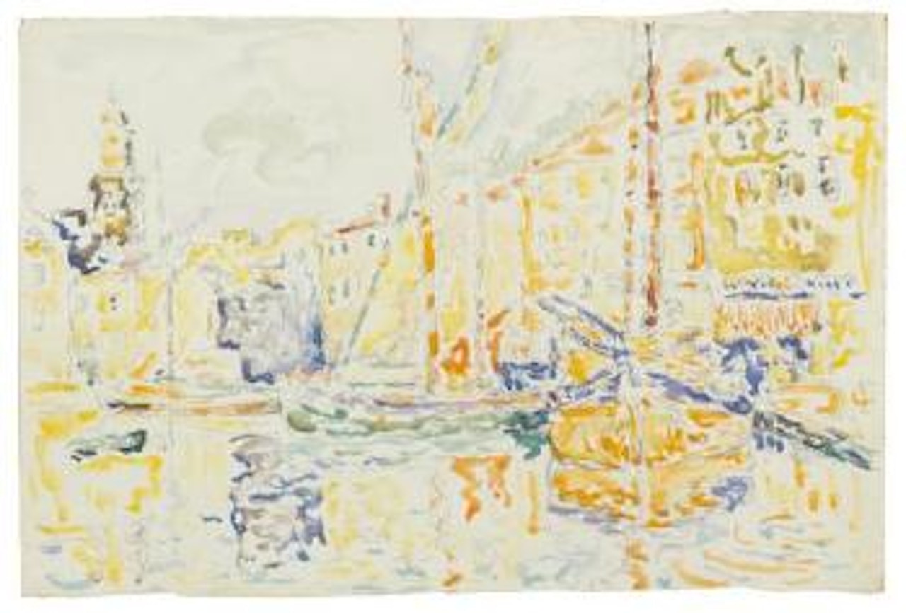 Quai Suffren Saint Tropez by Paul Signac