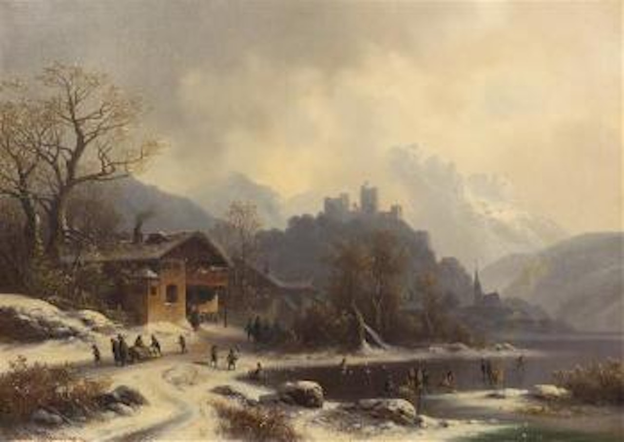 Winter Scene by Anton Doll