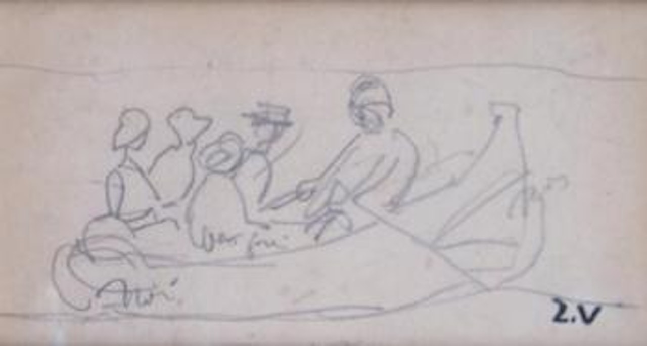 Promenade en barque by Louis Valtat