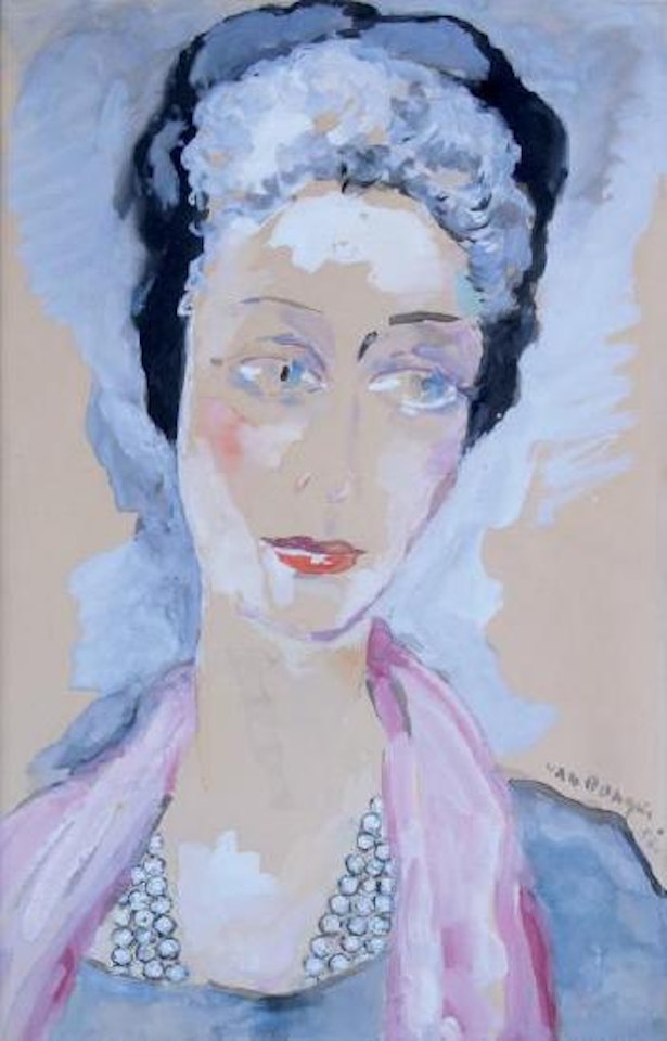 Portrait de Madame Buisset-Delset by Kees van Dongen