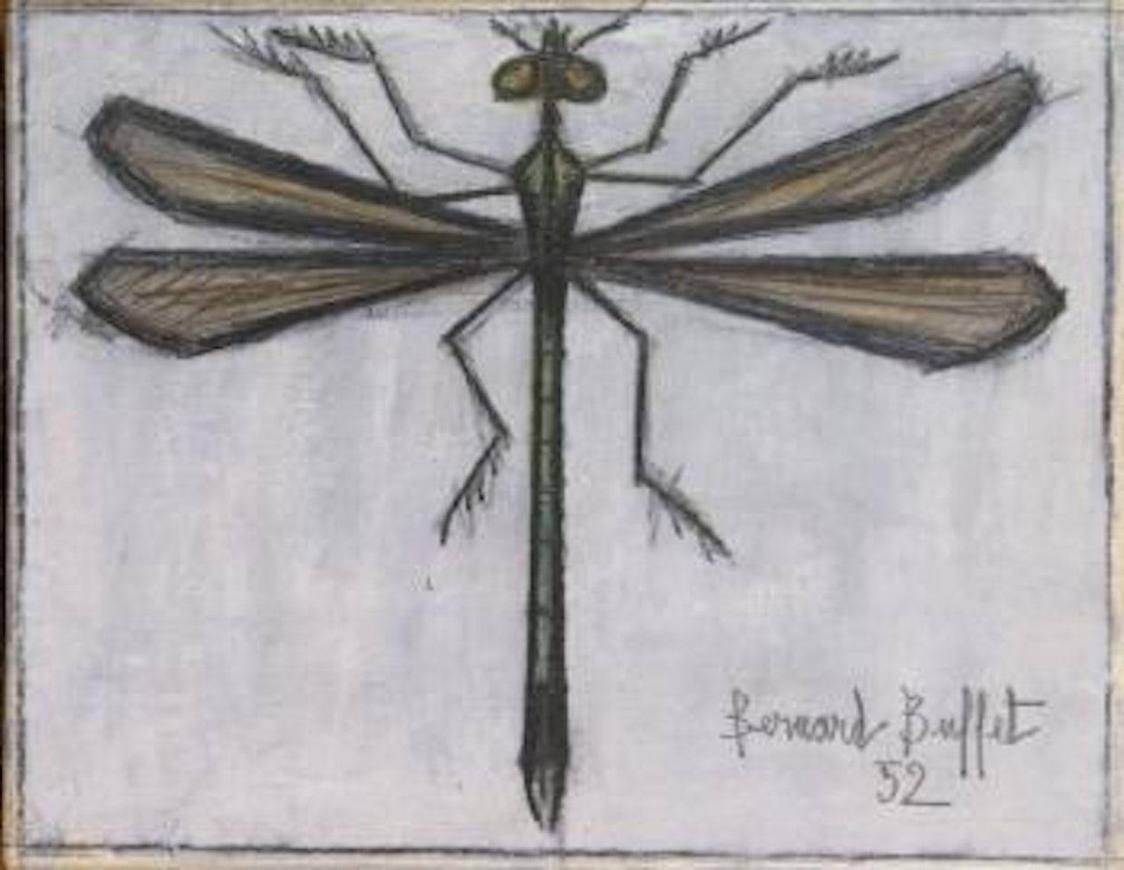 Libellule by Bernard Buffet