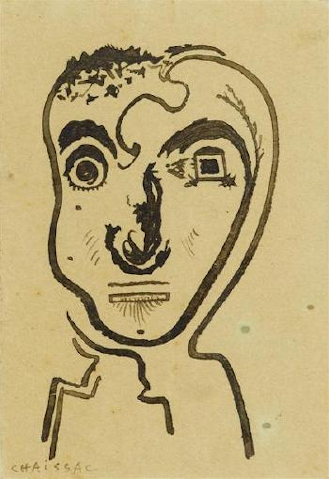 Tete by Gaston Chaissac