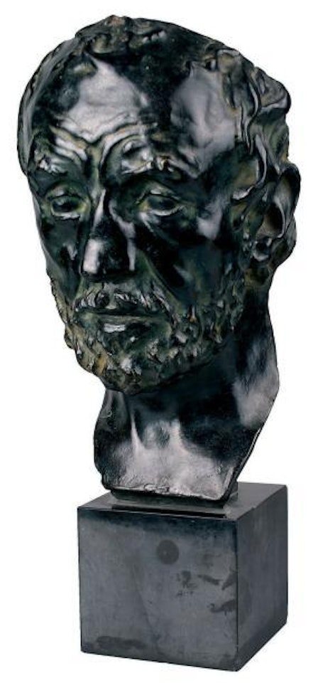 Masque d'homme au nez cassé by Auguste Rodin