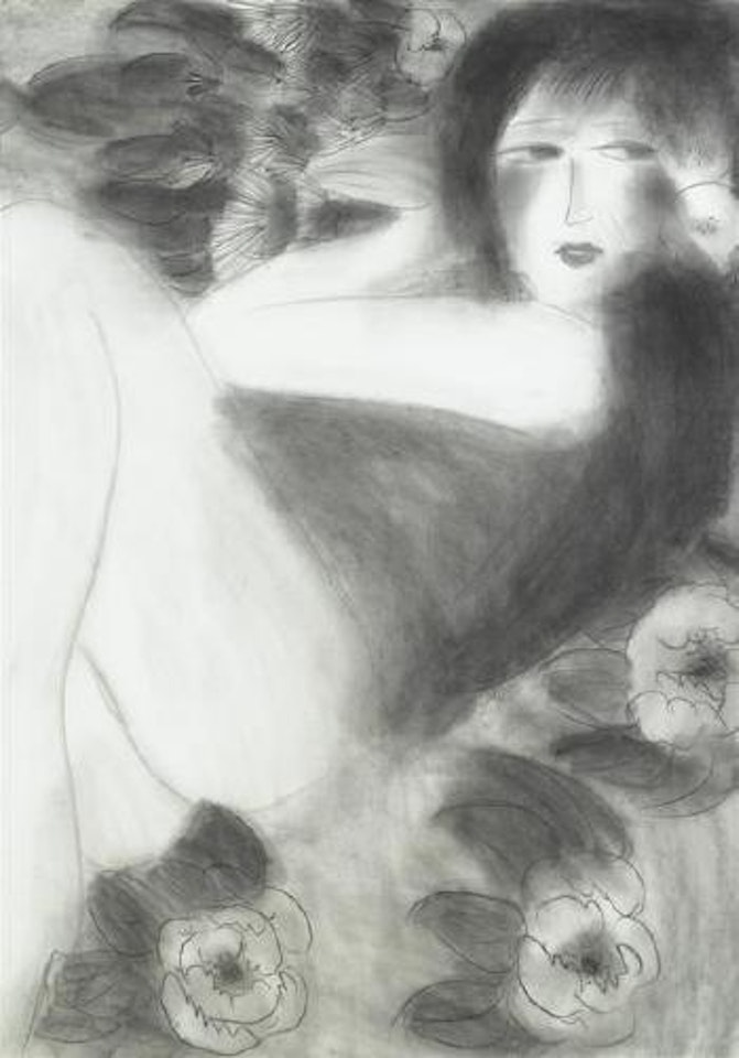 Untitled (Reclining nude) by Walasse Ting