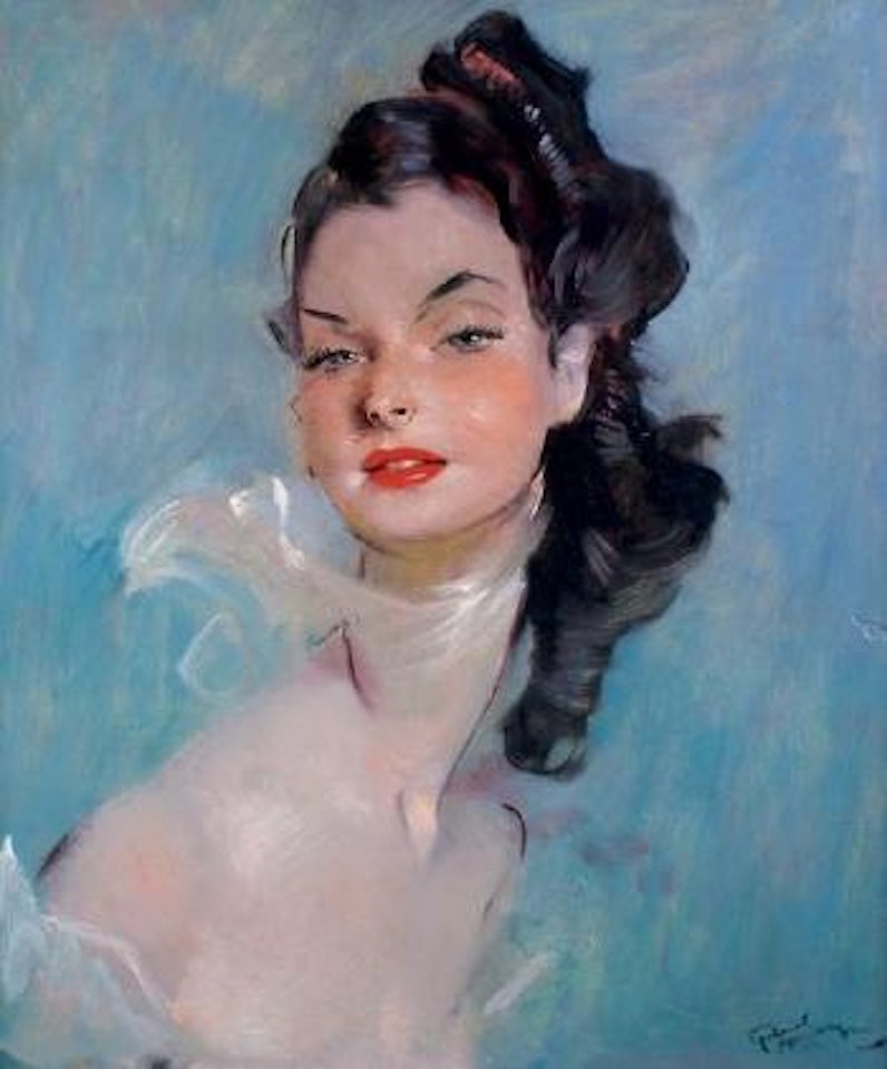Portrait de femme by Jean Gabriel Domergue