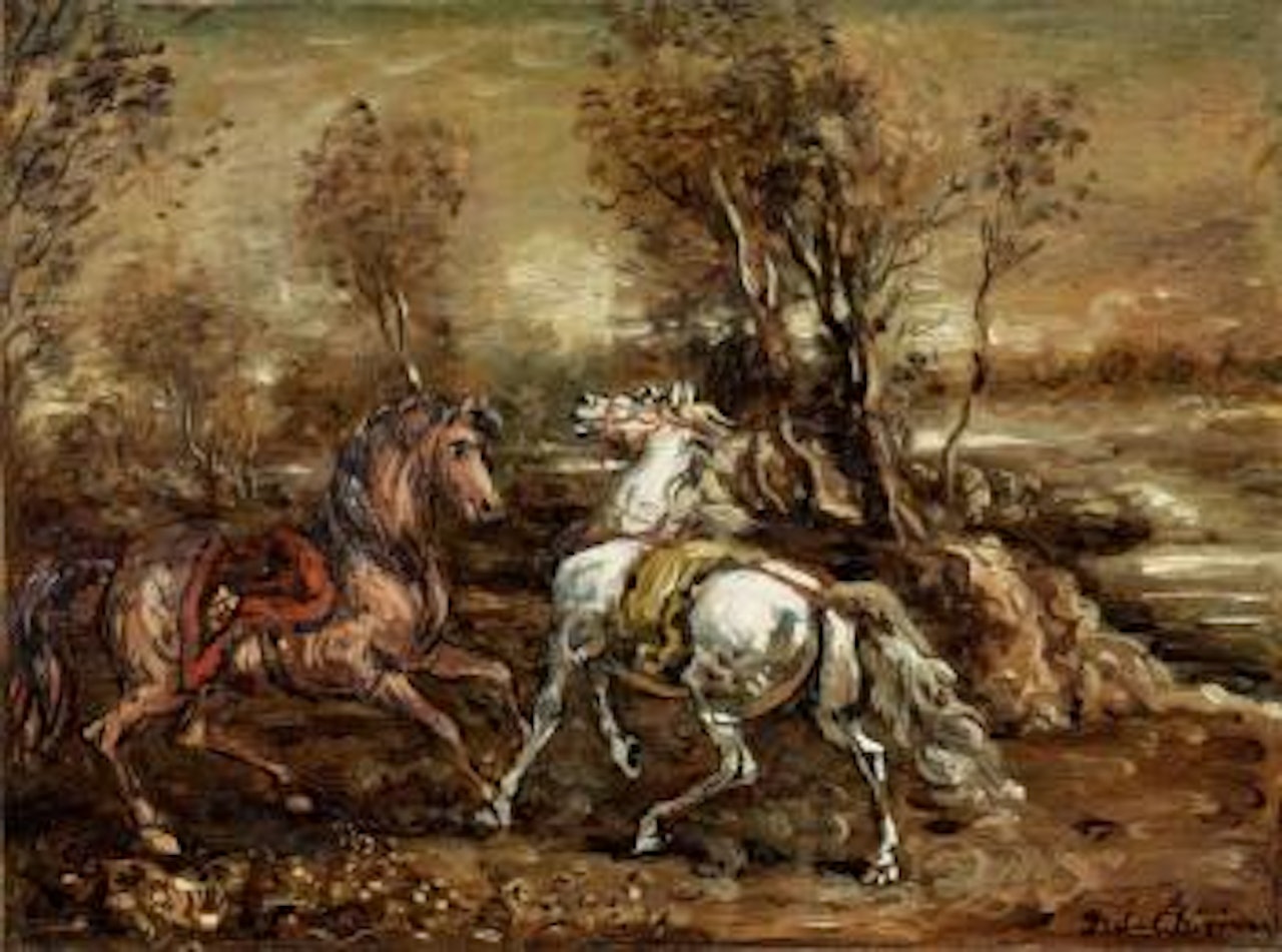 Cavalli by Giorgio de Chirico