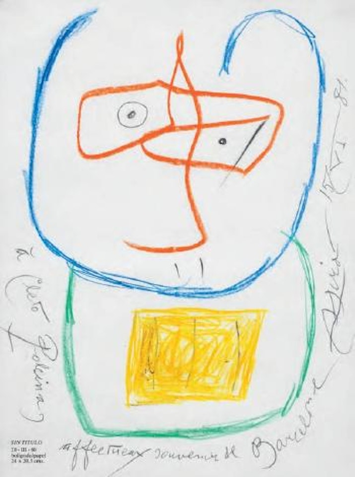 Ritratto di Cleto Polcina by Joan Miró