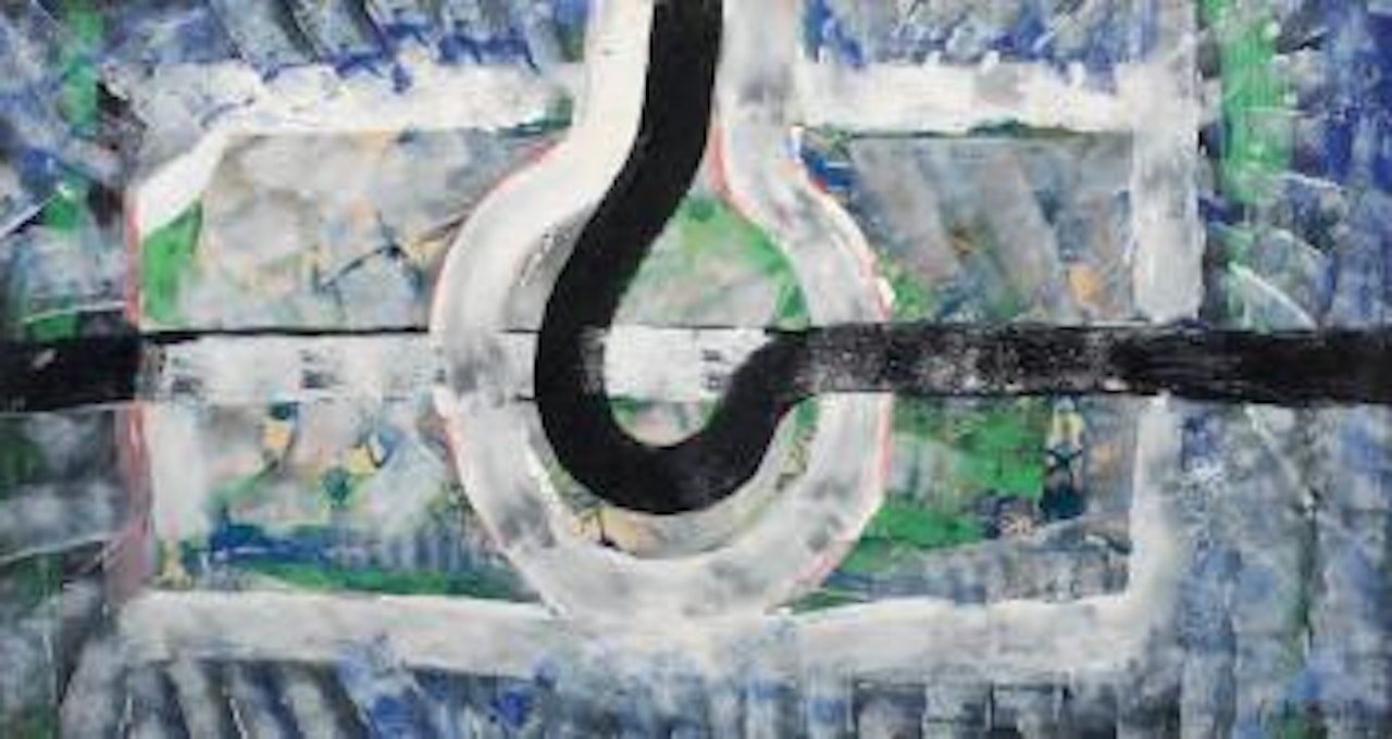 Les ficelles by Jean-Paul Riopelle