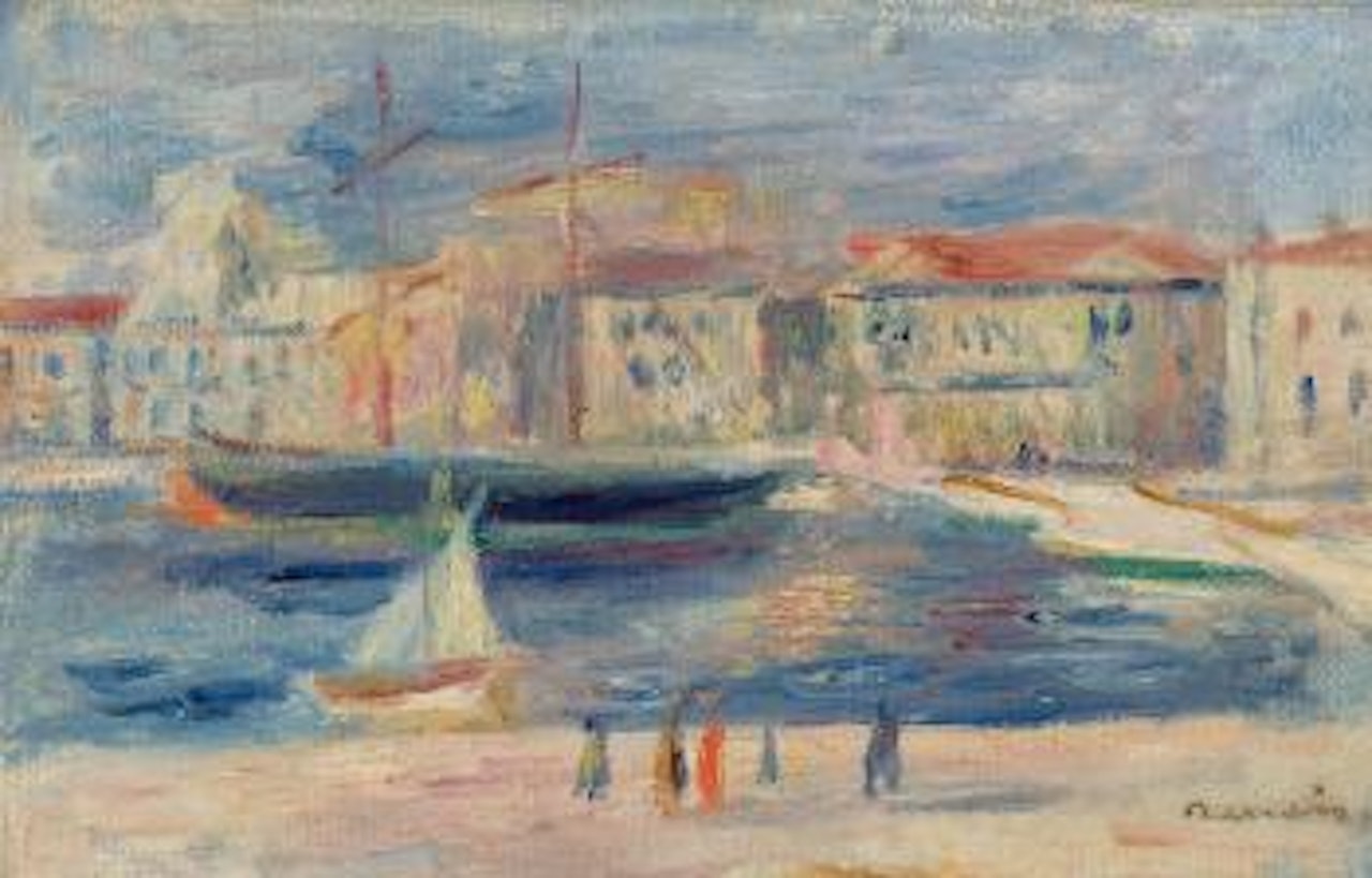 Le Port de Saint-Tropez by Pierre-Auguste Renoir