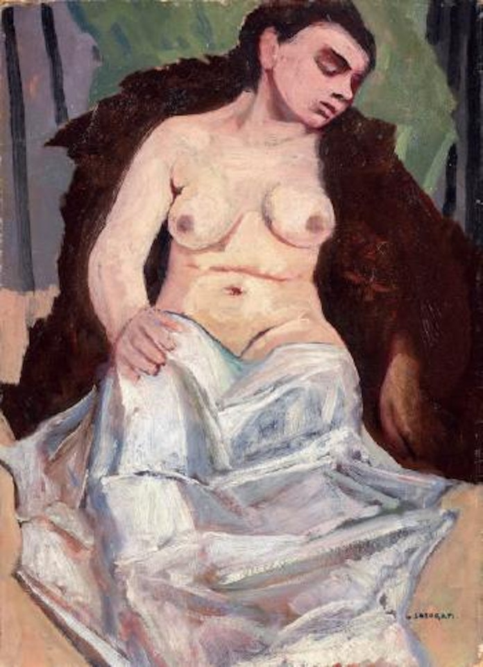 Nudo con pelliccia by Felice Casorati