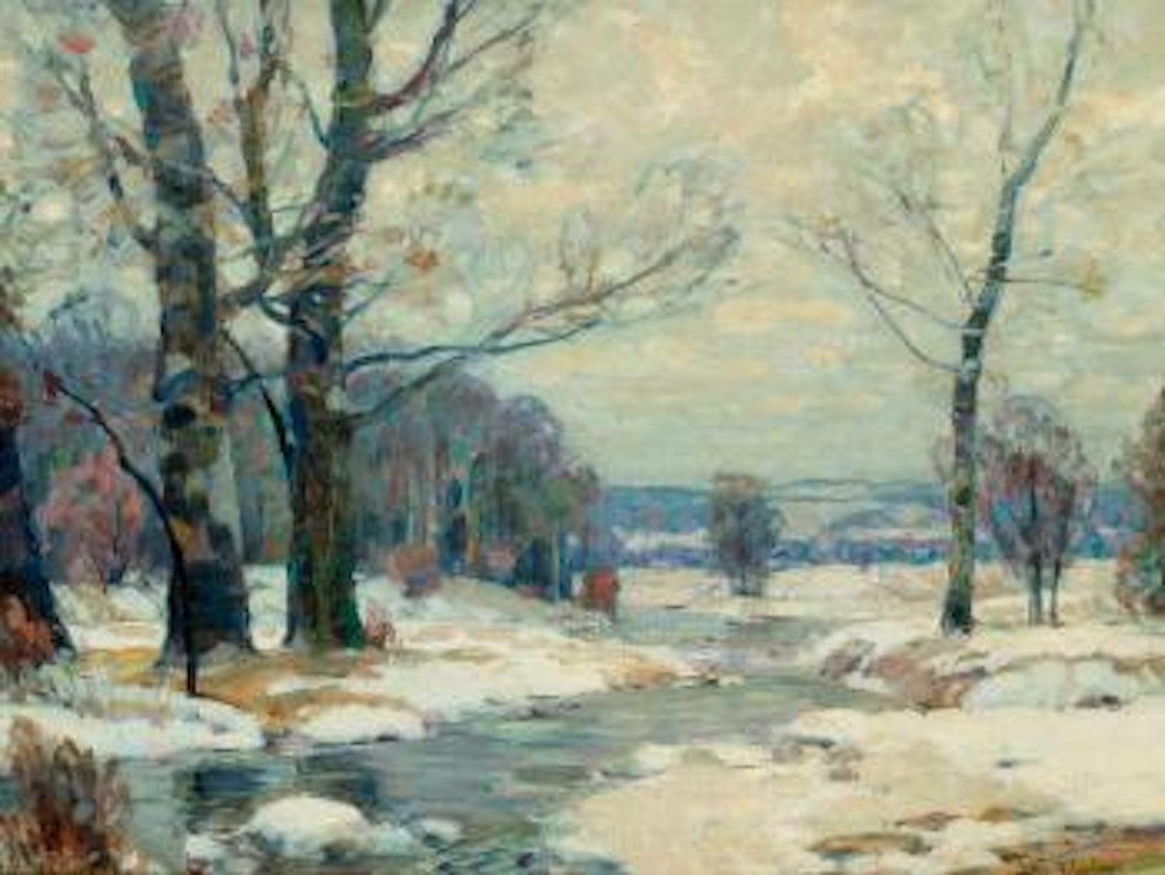 Winter's magic, Woodstock, New York by John Fabian Carlson