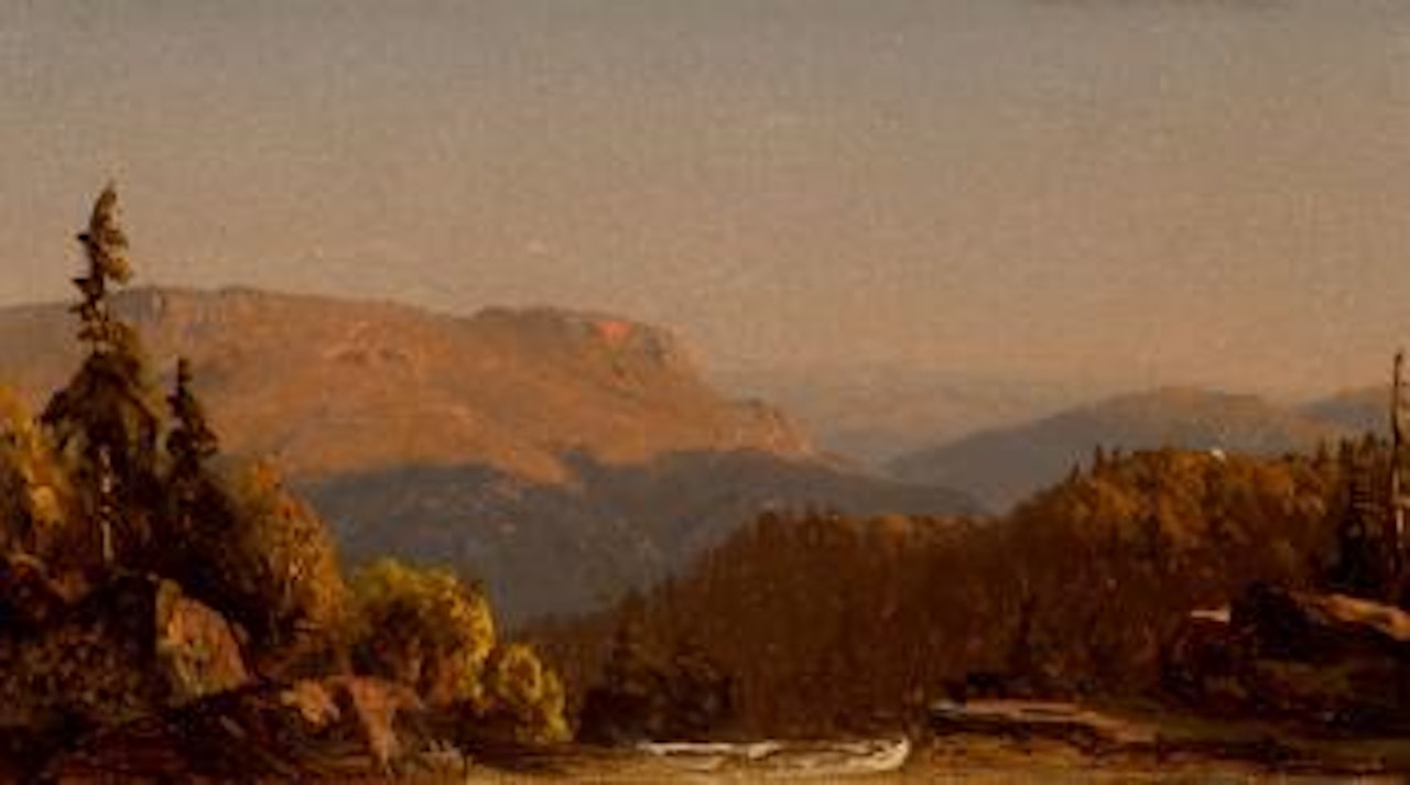 View from above, Kaaterskill Cove by Sanford Robinson Gifford