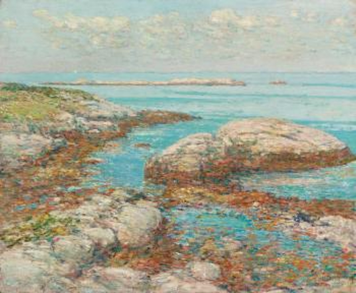 Rocks At Appledore, Morning by Childe Hassam