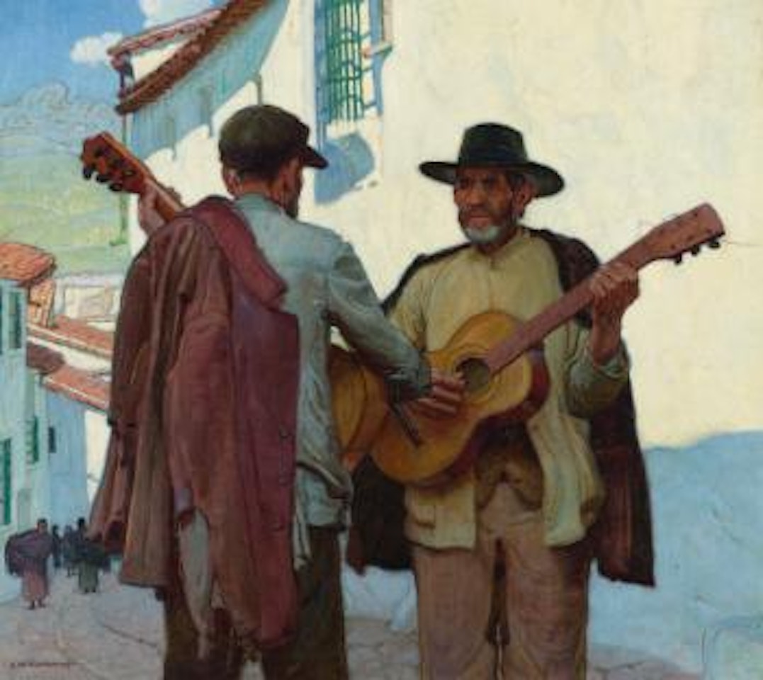 Spanish Beggars by Ernest Martin Hennings