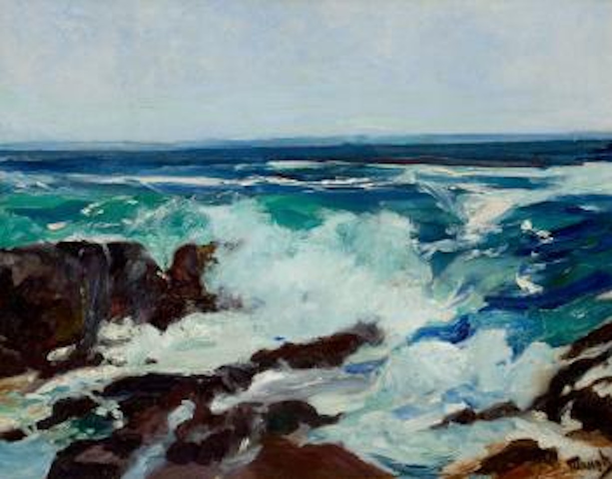Surf and spindrift by Frederick Judd Waugh