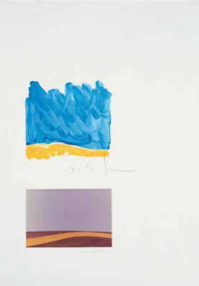 Senza titolo by Franco Fontana by Mario Schifano