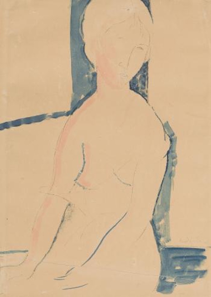 Femme nue assise by Amedeo Modigliani