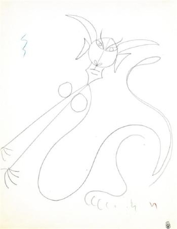 Sphrinx accroupi by Jean Cocteau