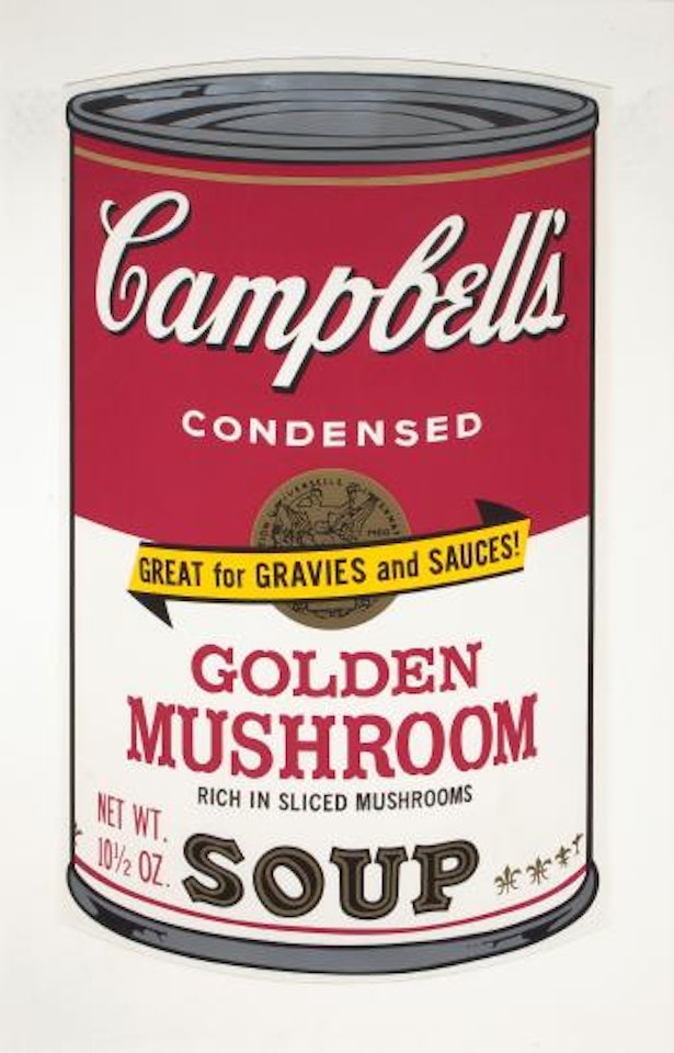 Campbell Soup II (Golden Mushroom) by Andy Warhol