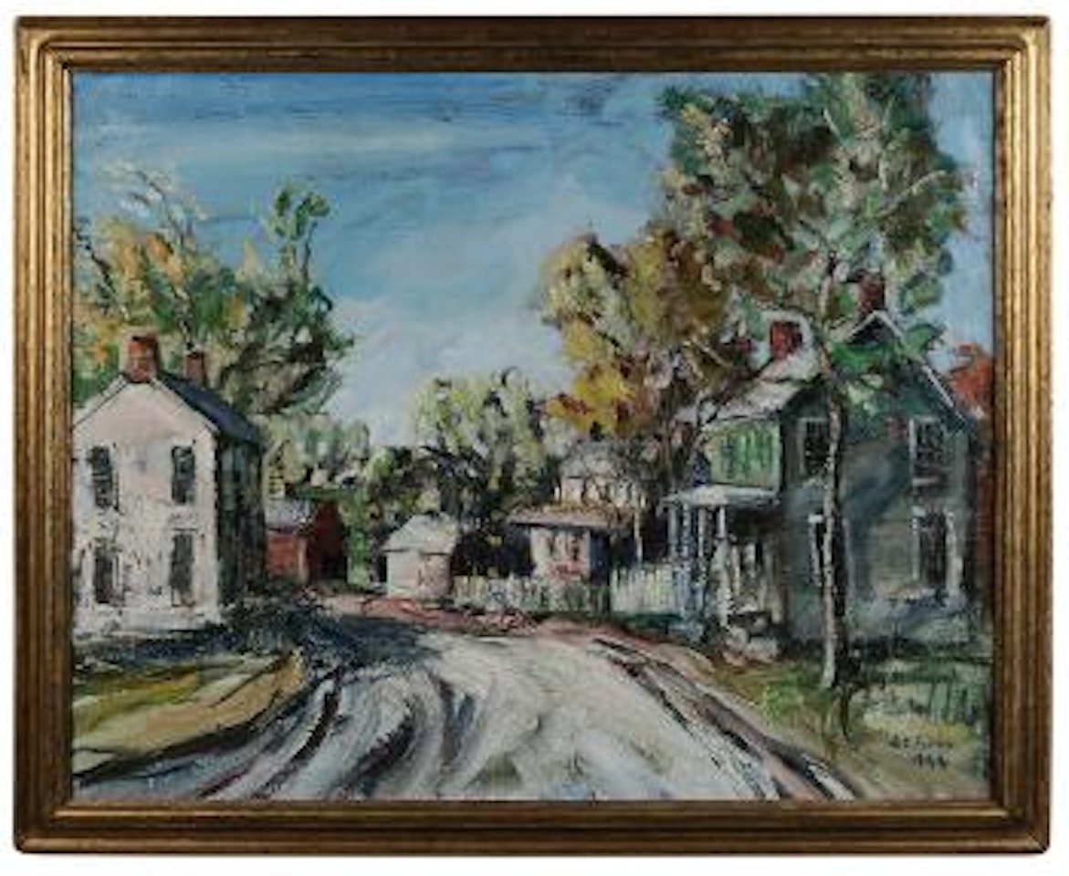 Berks County village by Walter Emerson Baum