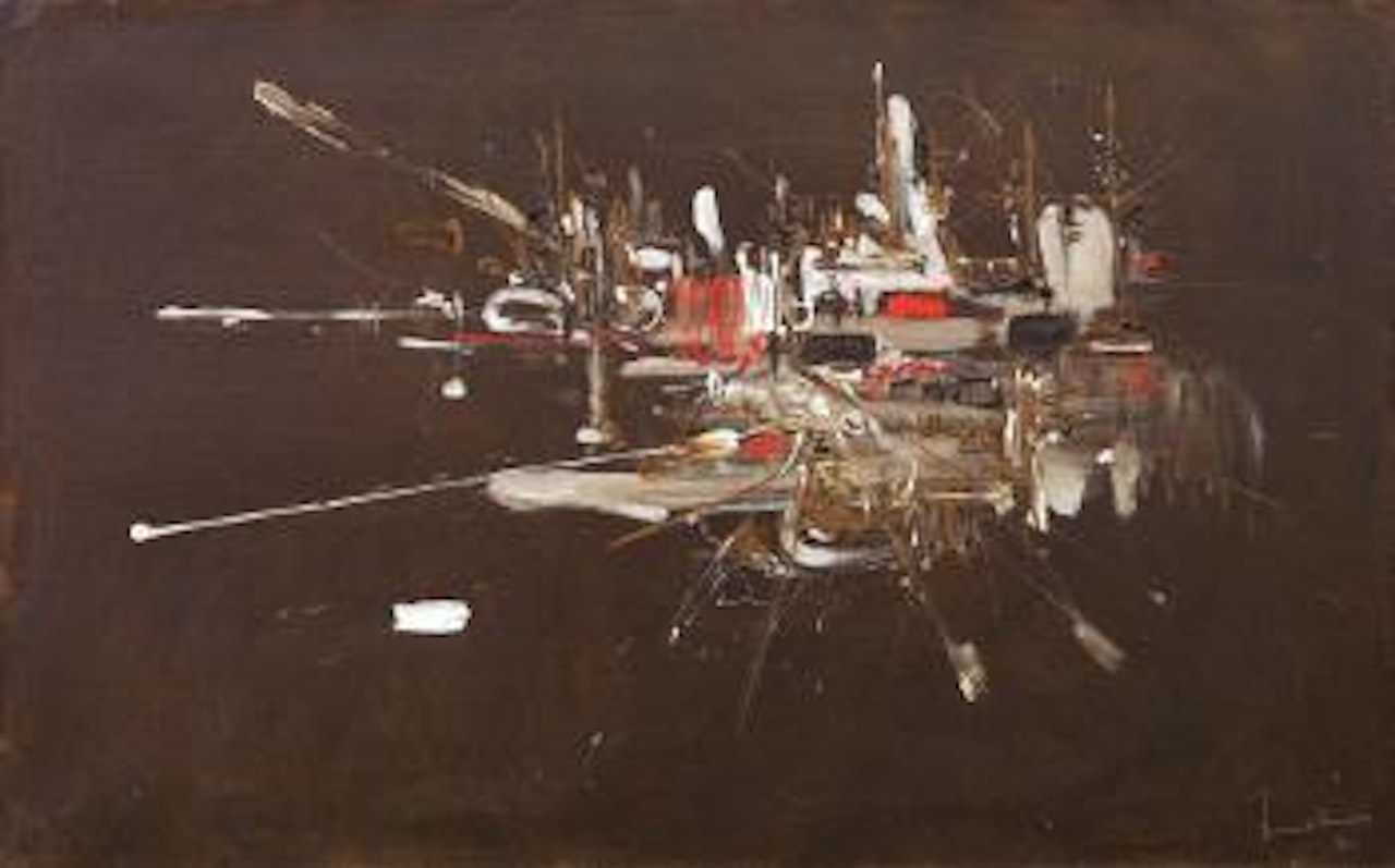 Petit hommage au Marquis Courat de Mont Ferrat by Georges Mathieu