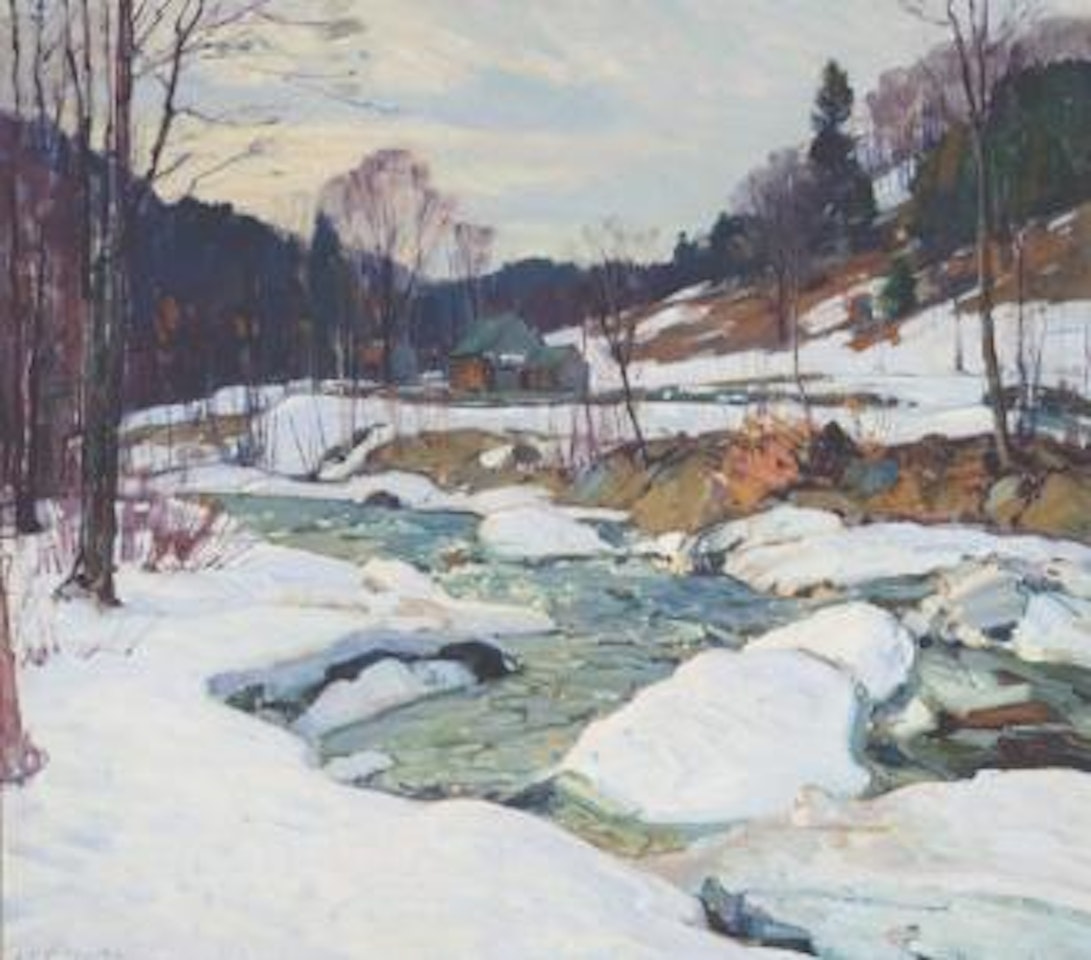 Spring thaw, Vermont by Aldro Thompson Hibbard