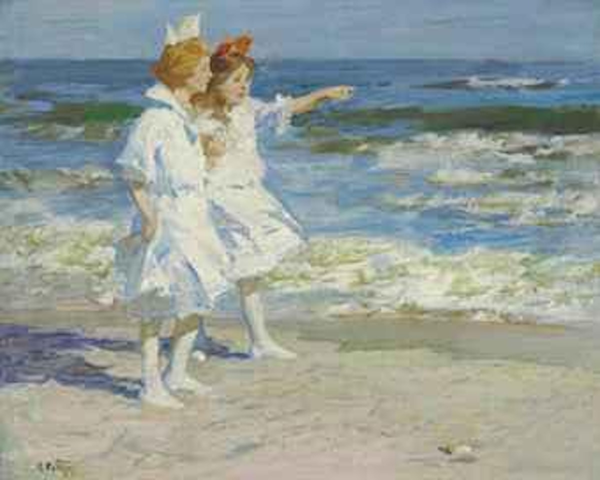 Girls on the Beach by Edward Henry Potthast