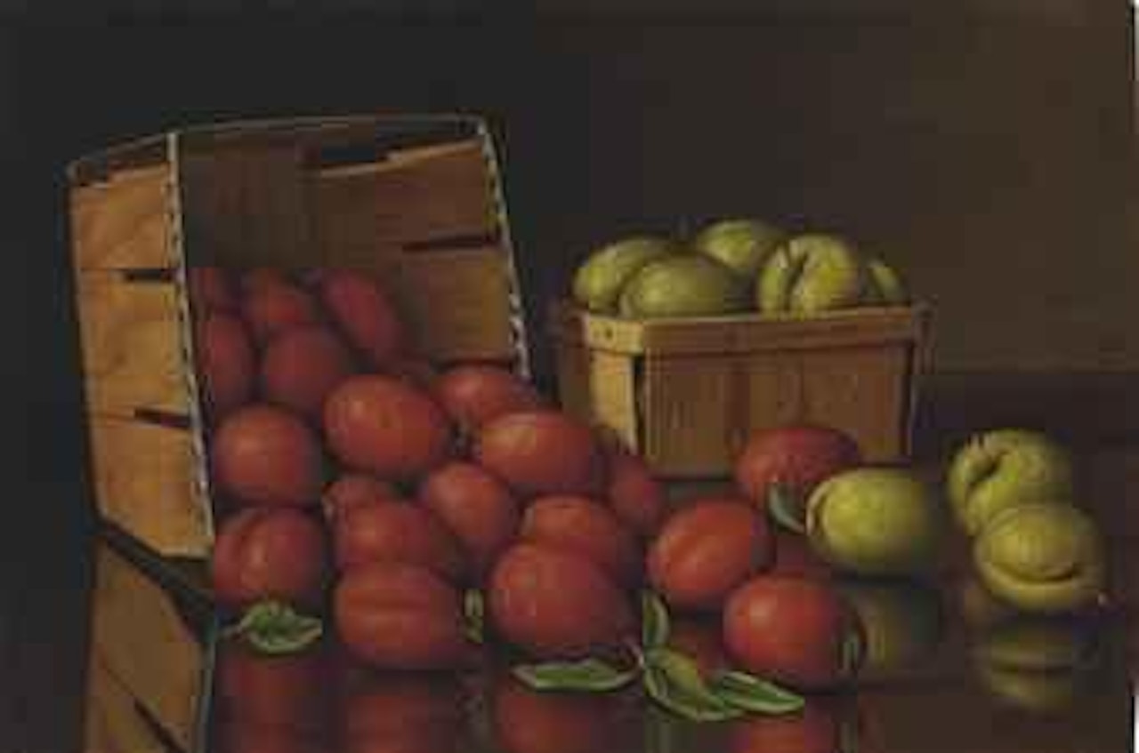 Still Life with Plums by Levi Wells Prentice