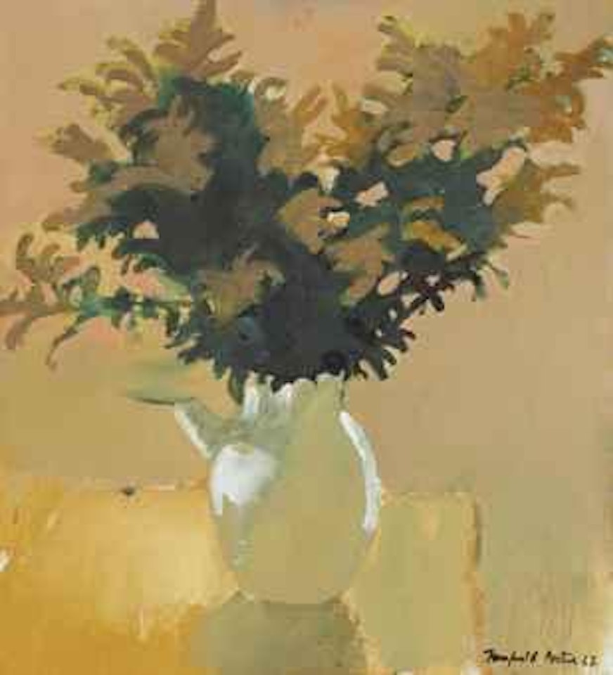 Bowl of Goldenrod by Fairfield Porter