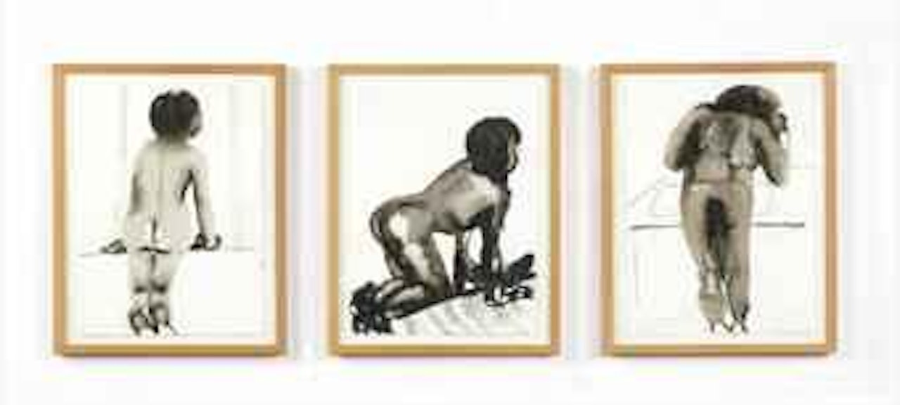 3 Views (a triptych) by Marlene Dumas