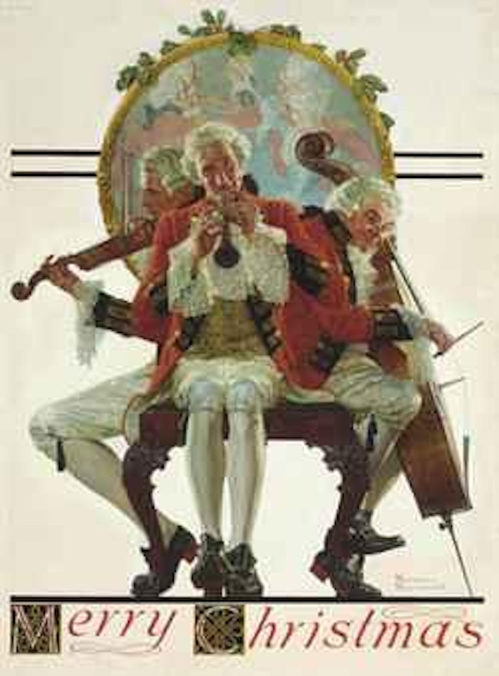 Merry Christmas: Concert Trio by Norman Rockwell