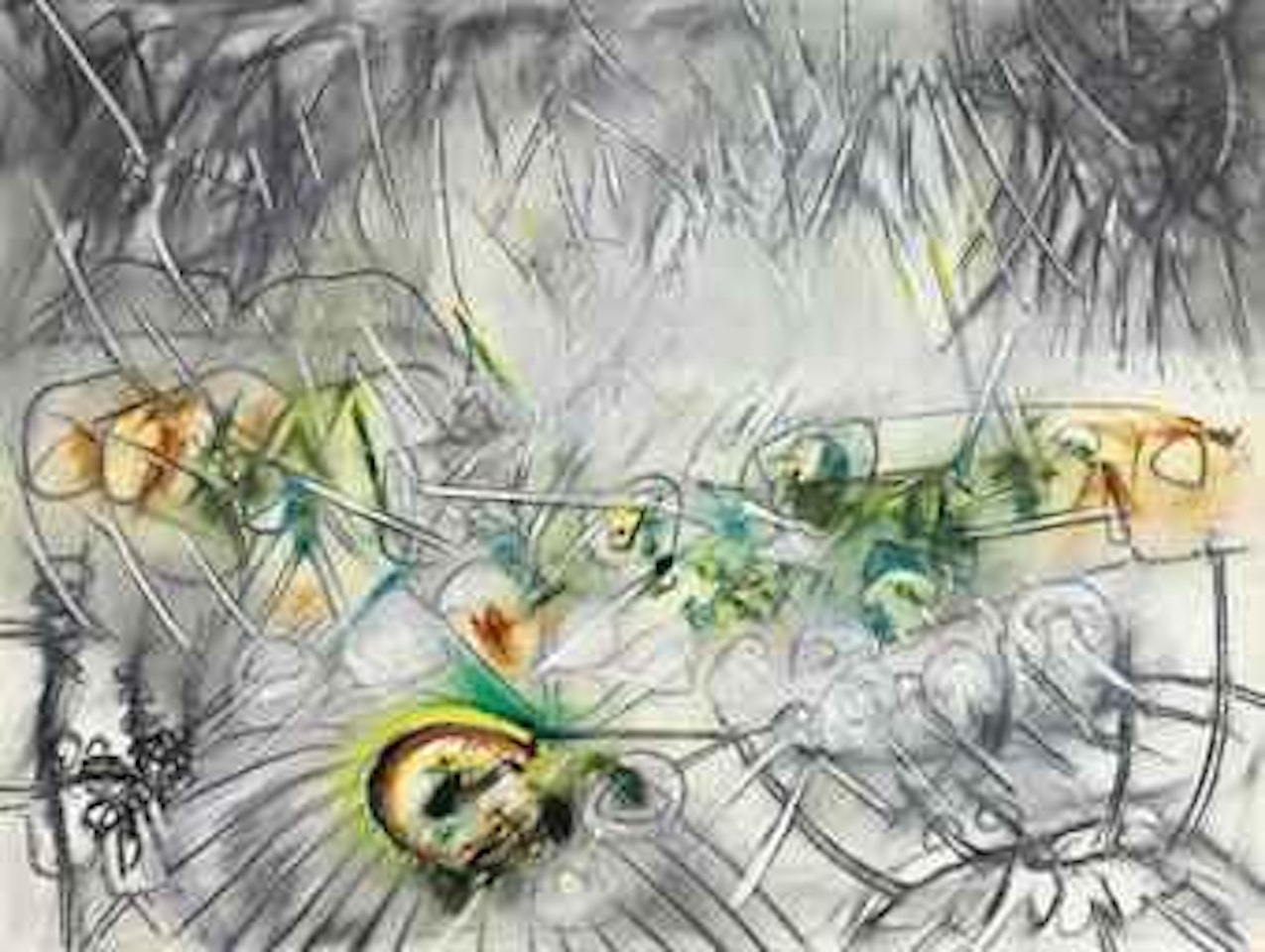The Blue Eggs of the Rain by Roberto Matta