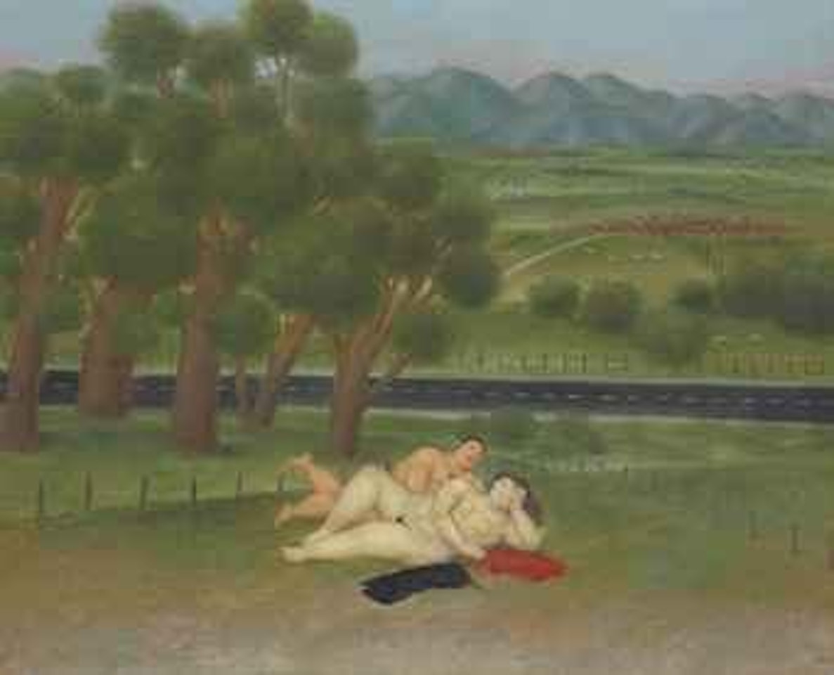 Colombian Landscape by Fernando Botero