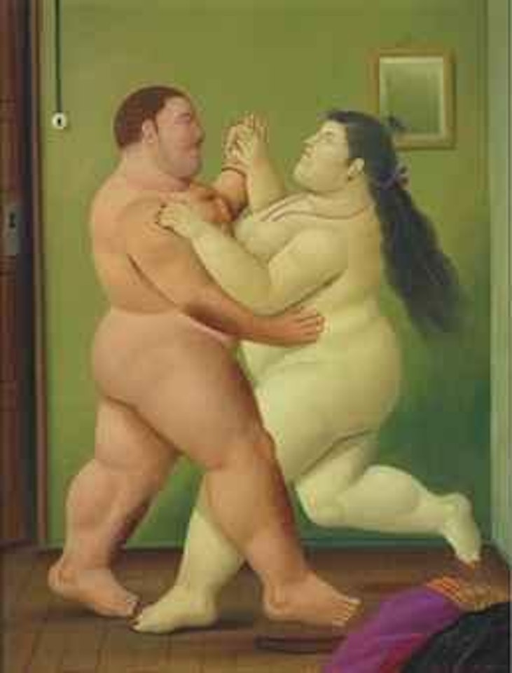 Dancing Couple by Fernando Botero