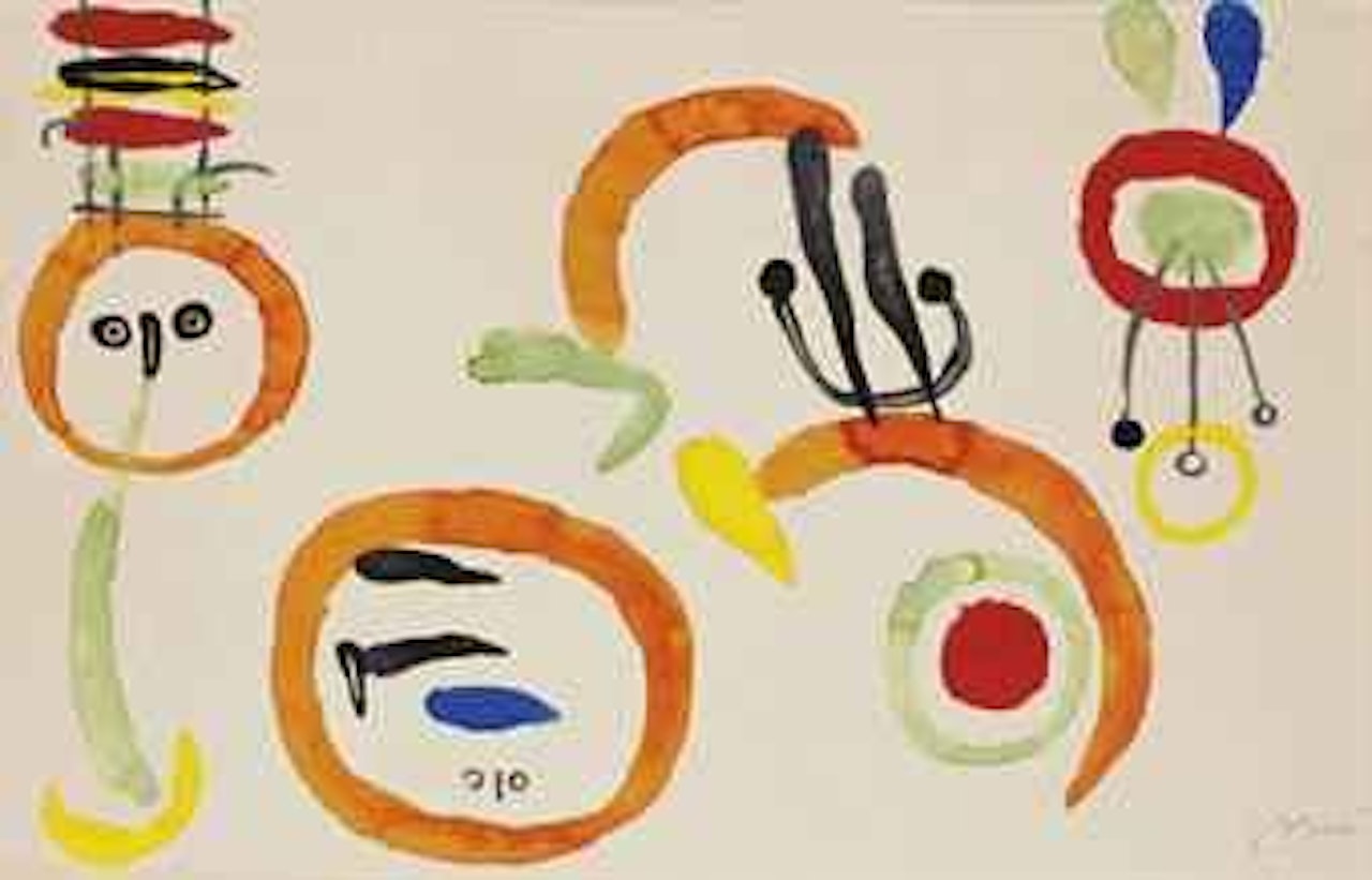 Composition pour "A toute épreuve" by Joan Miró