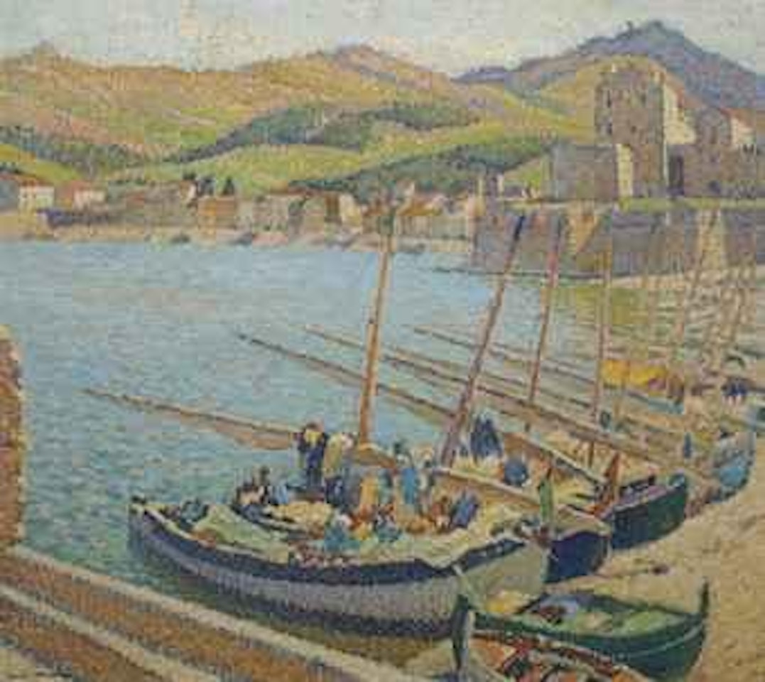 Barques à Collioure by Henri Jean Guillaume Martin