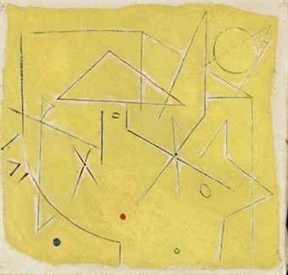 Masque devant une maison by André Masson