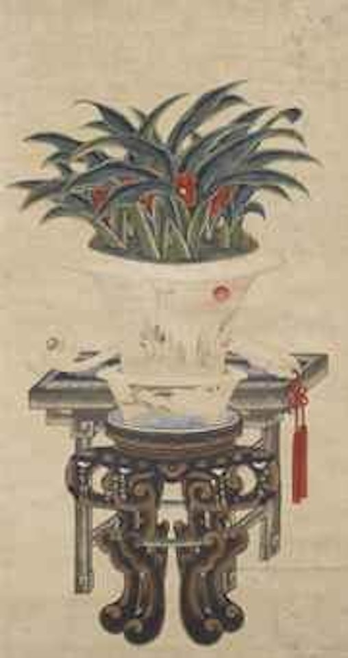Hanging Scroll by Ren Xiong