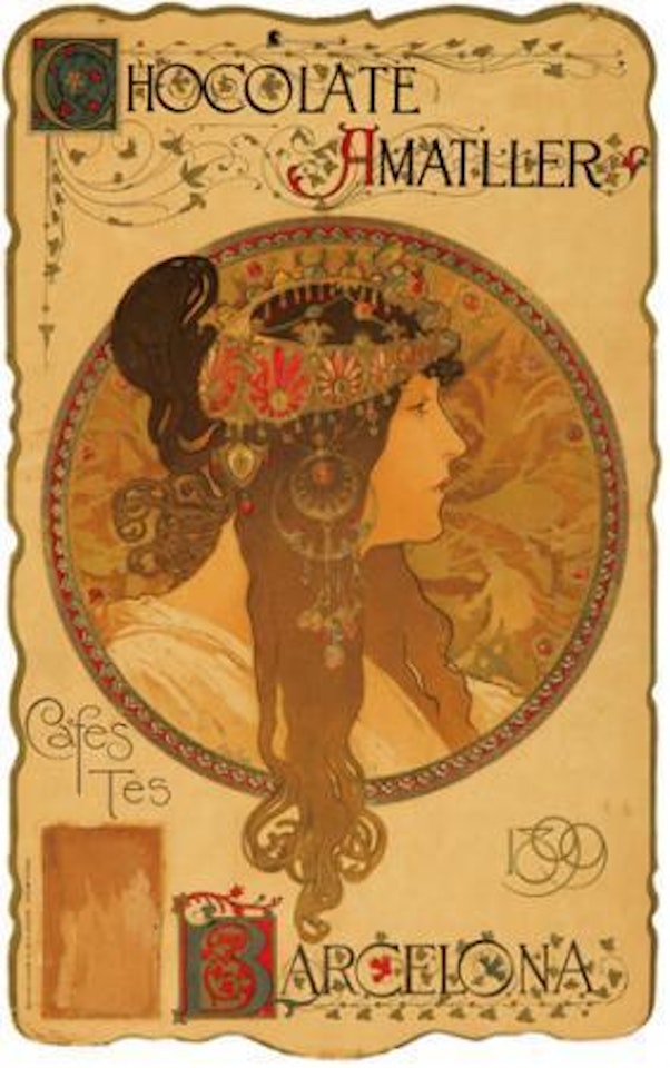 Chocolate Amatller by Alphonse Mucha