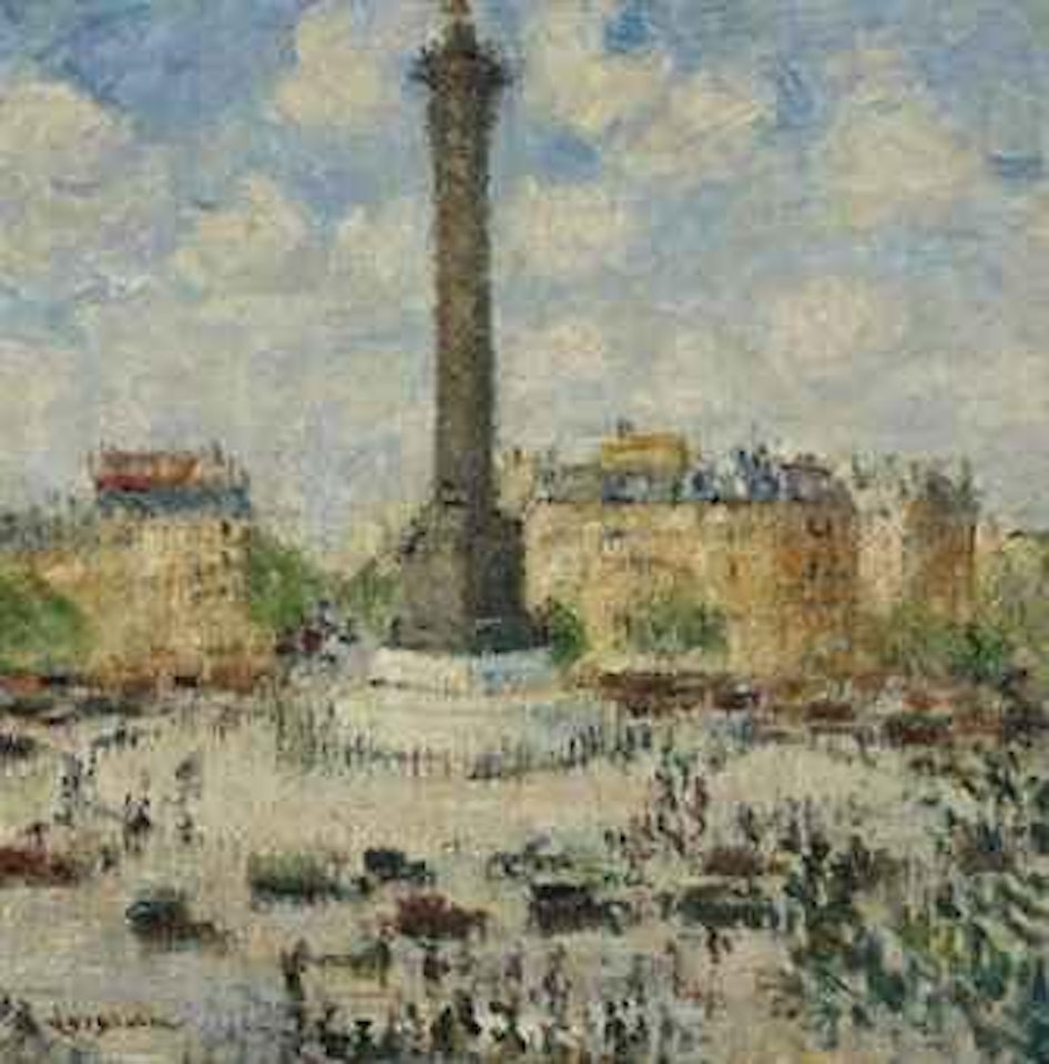 La place de la Bastille by Gustave Loiseau
