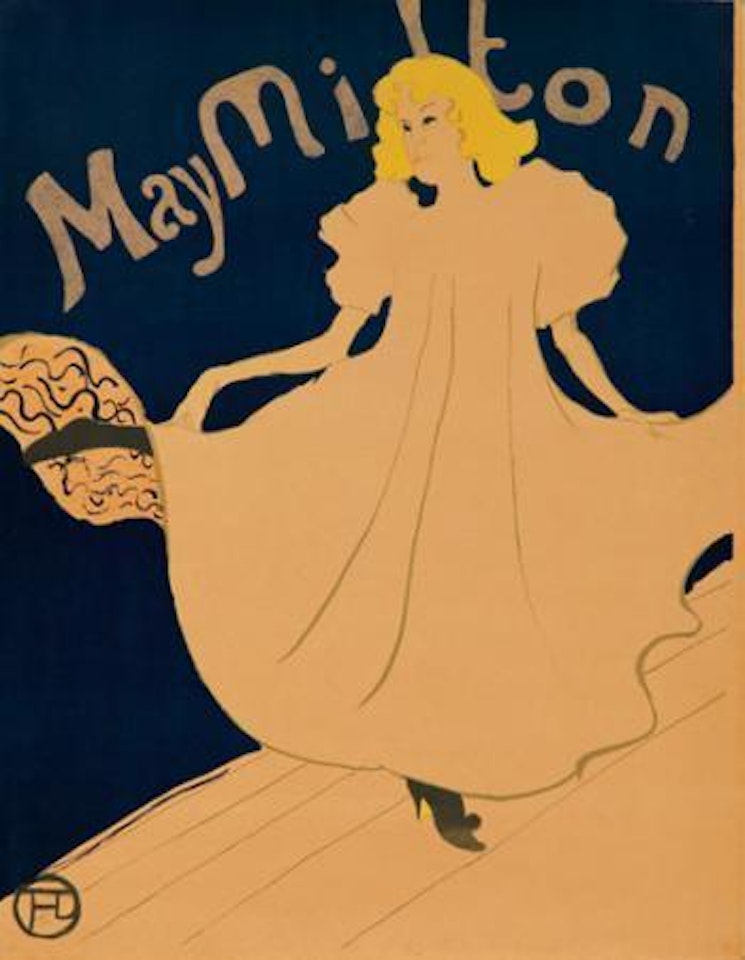 May Milton by Henri de Toulouse-Lautrec