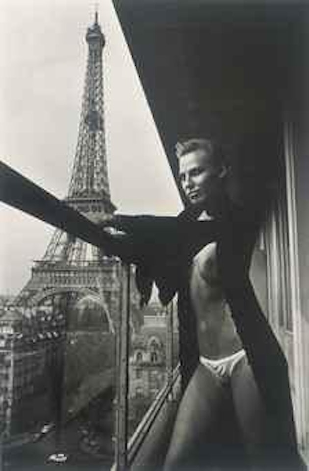 On the 10th floor of the Hilton, Paris by Helmut Newton