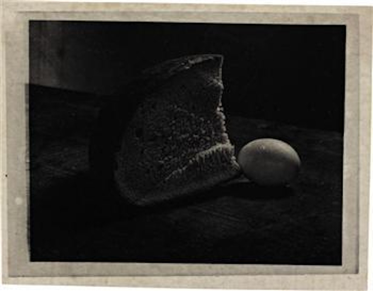 Bread and egg by Josef Sudek