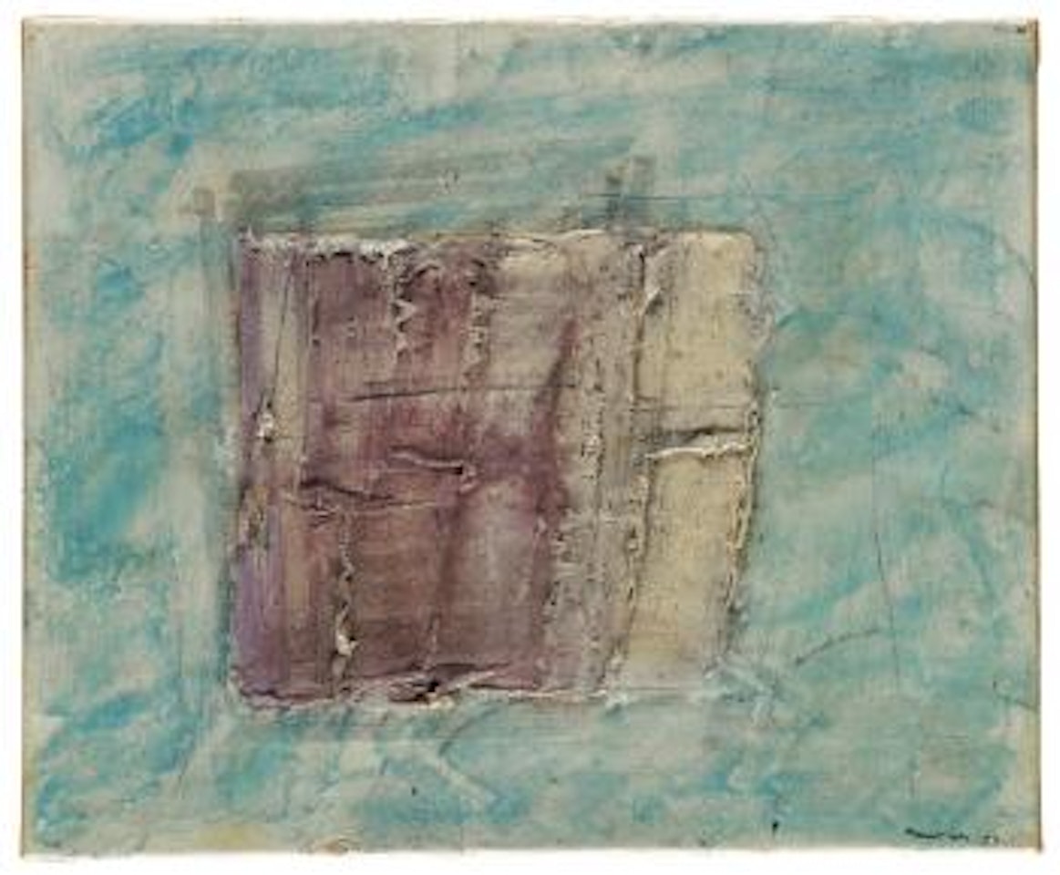 Le Petit Casier Mauve by Jean Fautrier