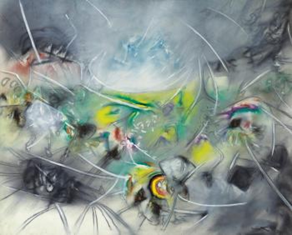 Mourir Pour Le Pain (Composition 50f) by Roberto Matta