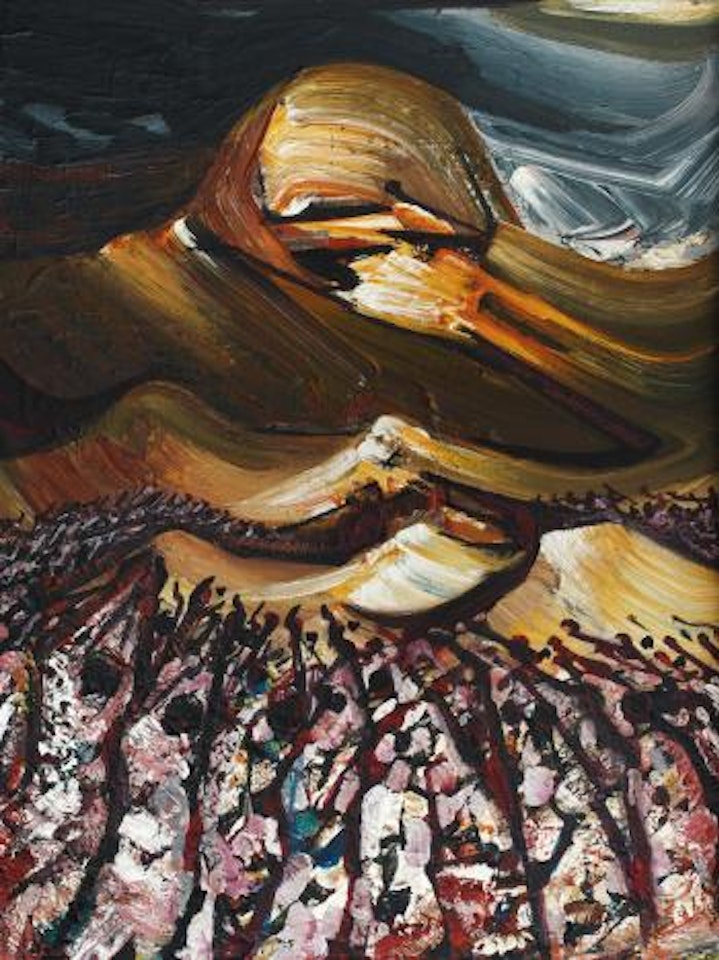 Una Montaña De Oro by David Alfaro Siqueiros