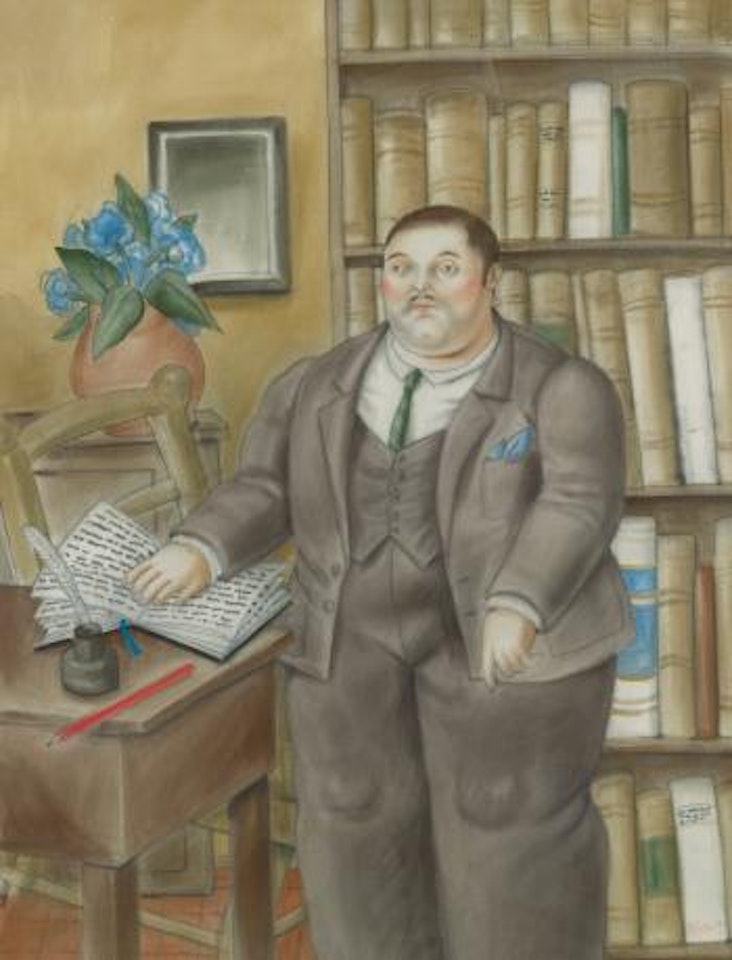 Un Abogado by Fernando Botero